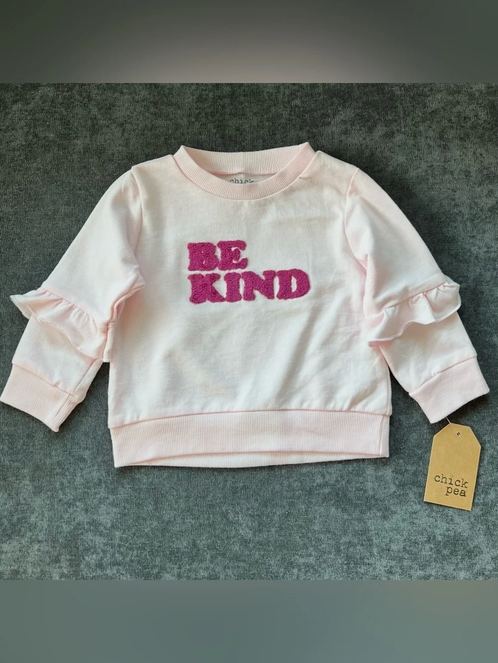 NWT Chick Pea Girls Be Kind Set Size 12 Months